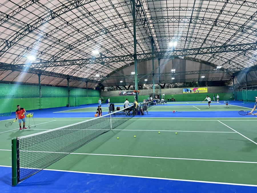 Thi công Sơn sân Pickleball Vinh Nghệ An